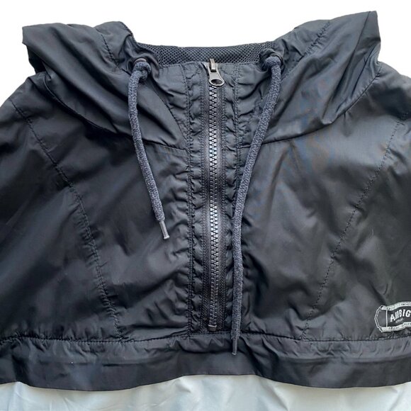 AMBIG Men’s Hooded Quarter-Zip Windbreaker Jacket - Picture 4 of 12